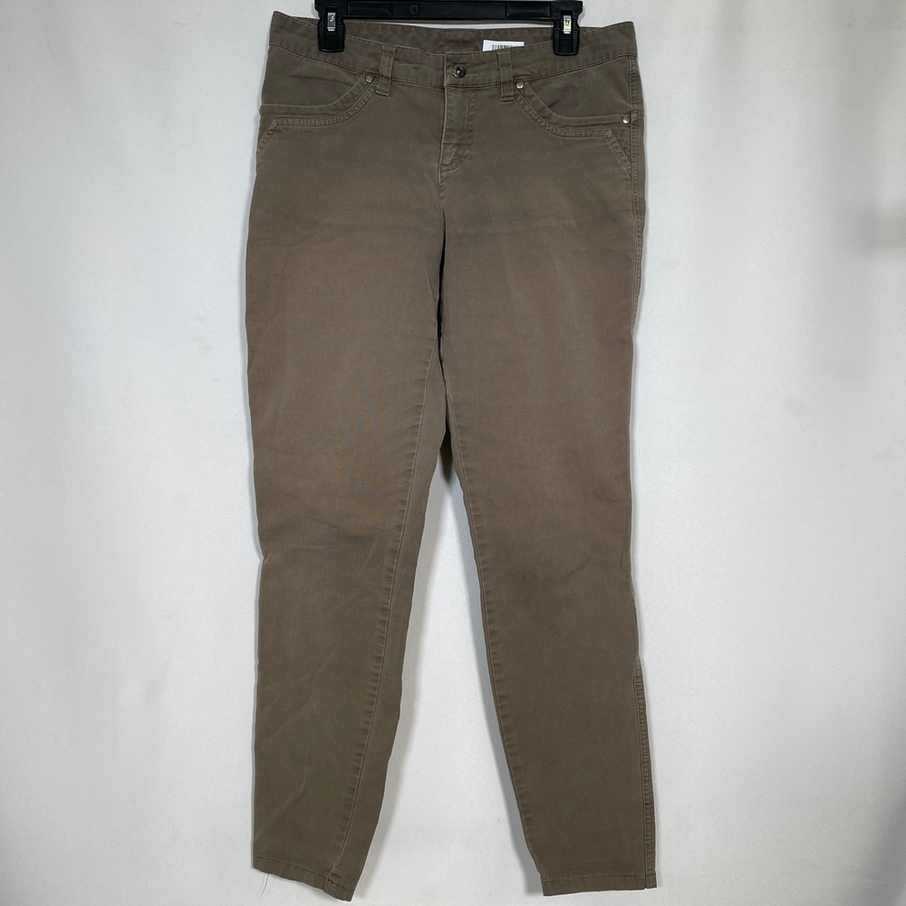 Kuhl Kontra Brown Khaki Outdoor Hiking Tapered Leg Skinny Pants Women's Sz 8 Reg